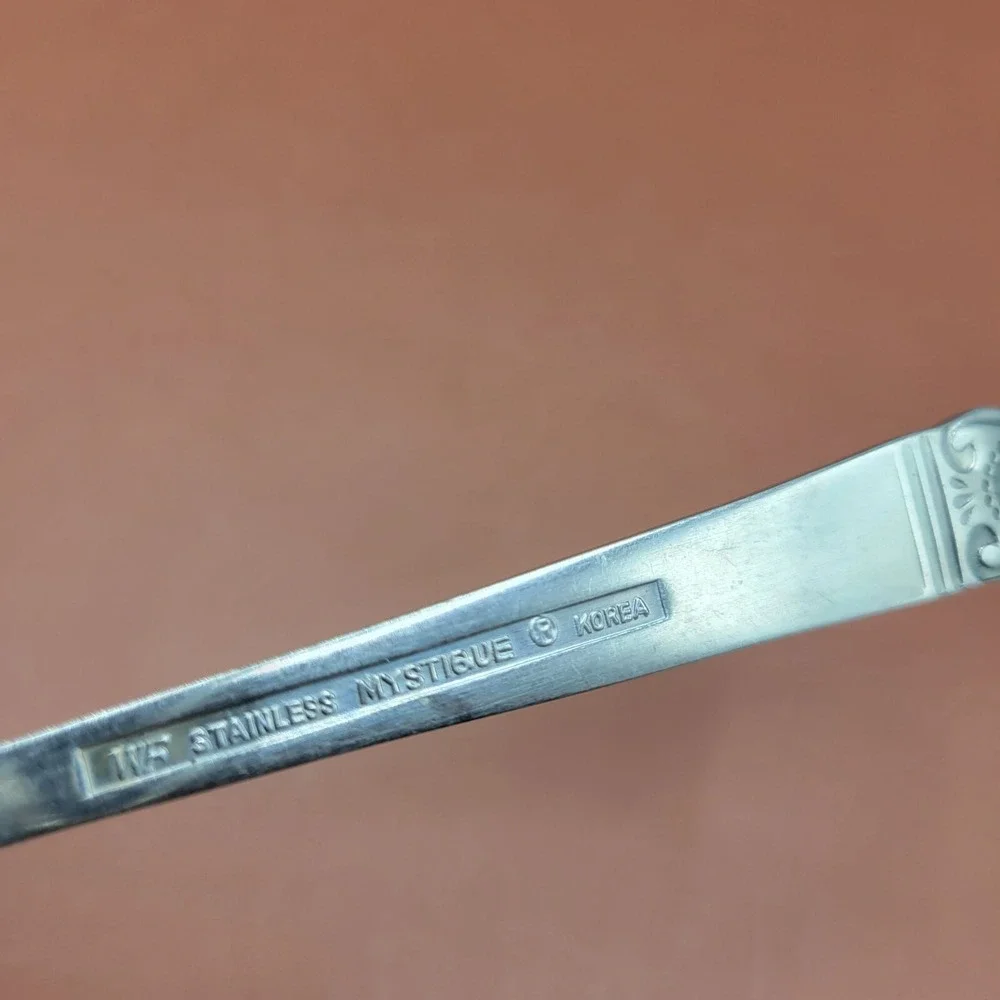Vintage WF Washington Forge Mystique Stainless Steel Butter Spreader Knife Korea